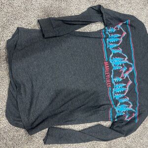 Marvalley Charcoal Long Sleeve Tee